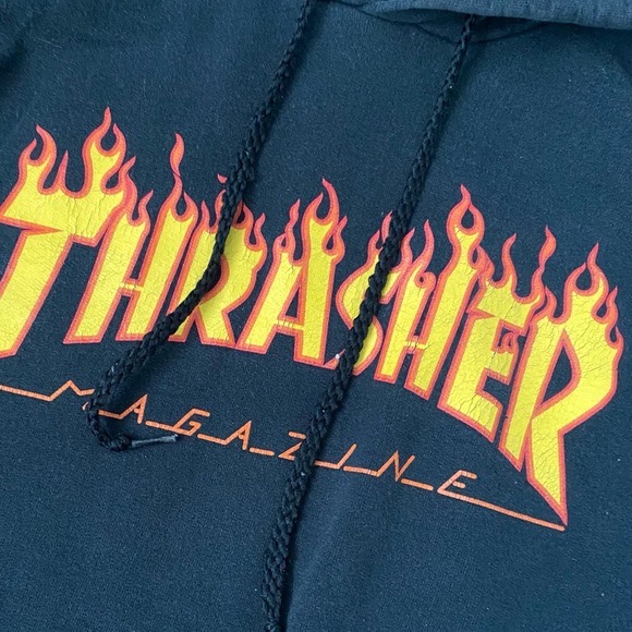LAST CHANCE: Official Thrasher Magazine Classic Flame Hoodie - Picture 10 of 11